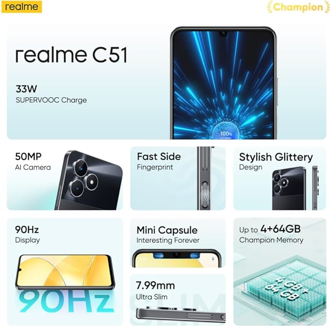 Realme C51 Price in Nepal, Specs, Features, Availability